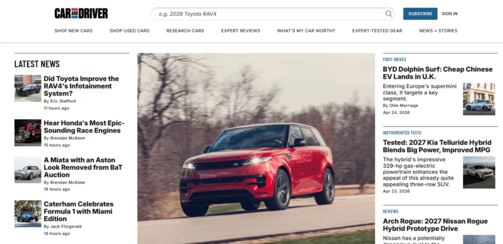 CARANDDRIVER.COM