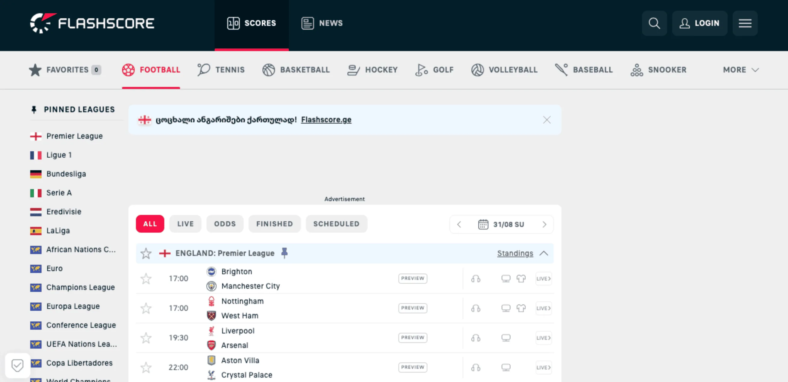 FLASHSCORE.COM