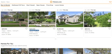 HOMES.COM