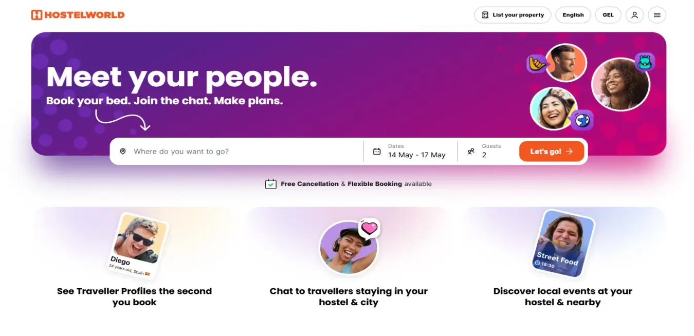HOSTELWORLD.COM