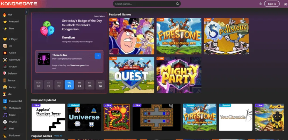 KONGREGATE.COM