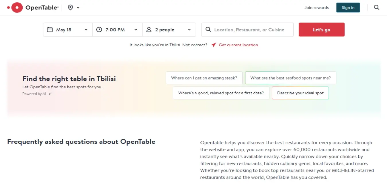 OPENTABLE.COM
