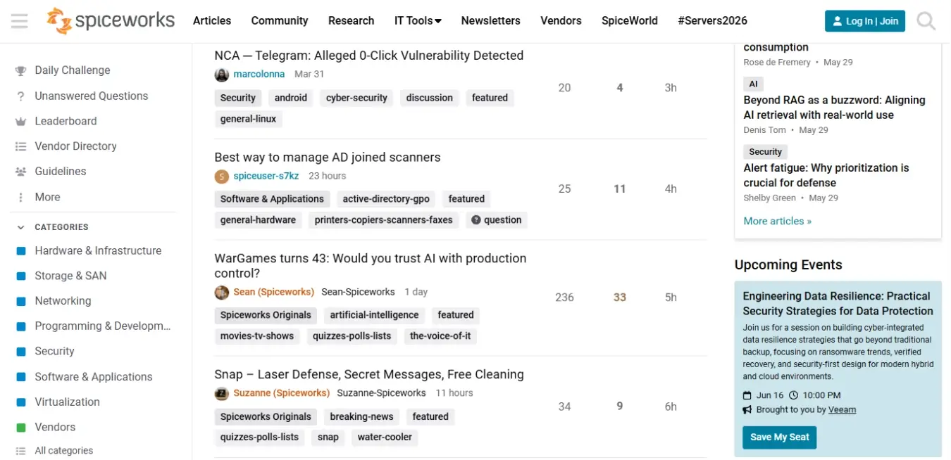 SPICEWORKS.COM