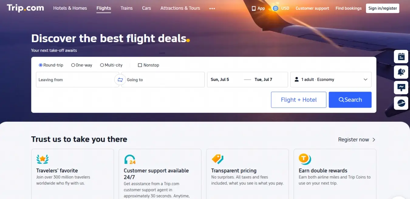 TRIP.COM preview