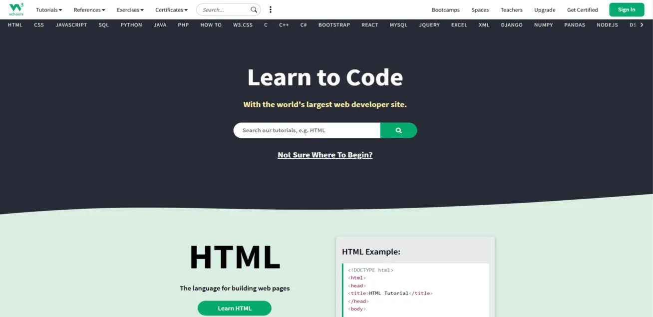 W3SCHOOLS.COM